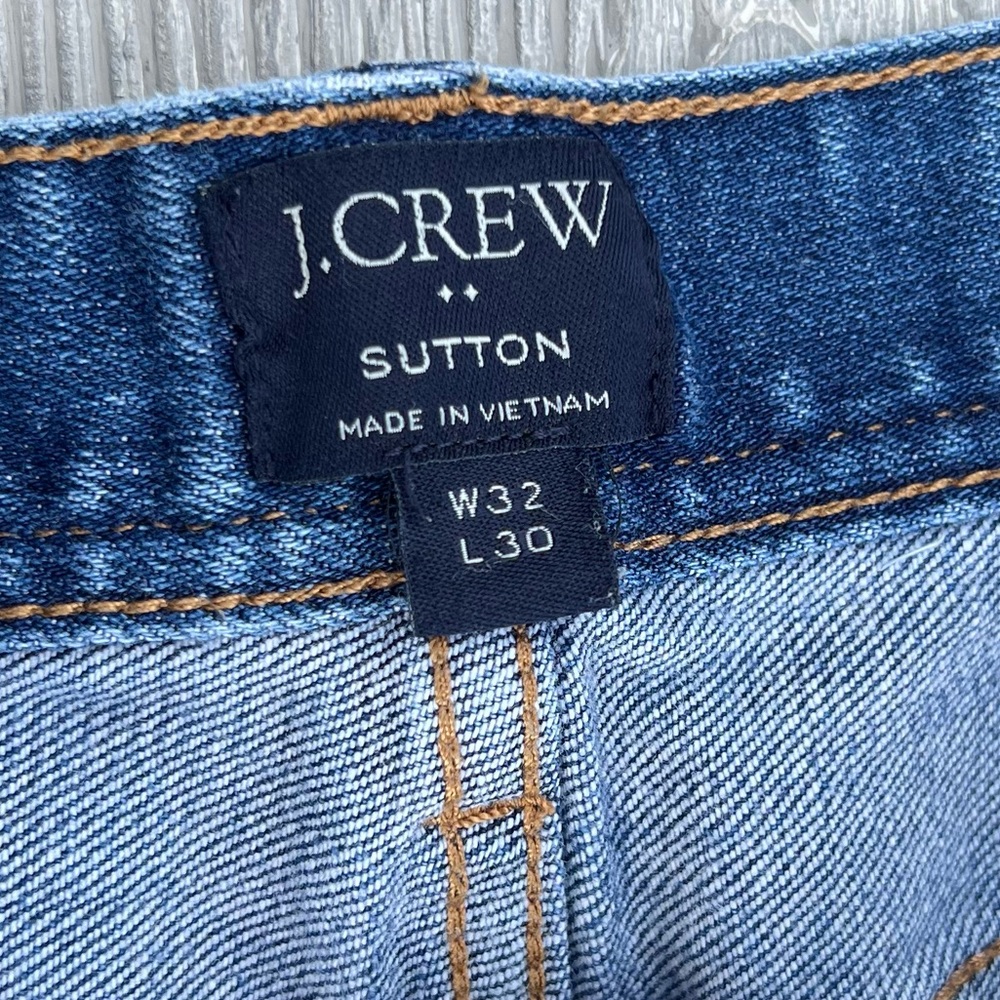 J. Crew Factory Sutton Straight Jeans Size 32x28 - Picture 4 of 7